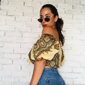 🌹Matching skirt and crop set